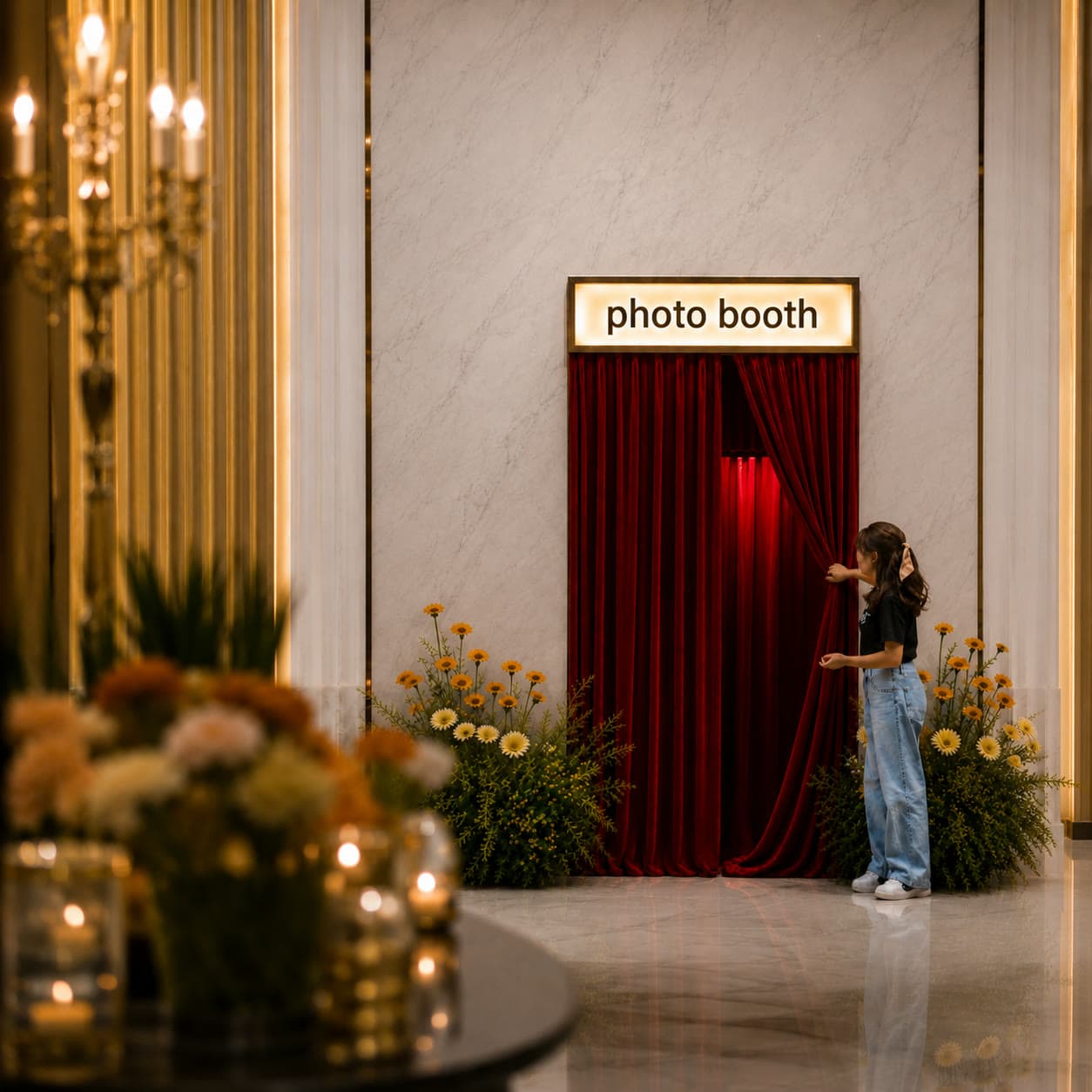 High Angle Box2 — เช่า Photo Booth สำหรับงานแต่งงาน