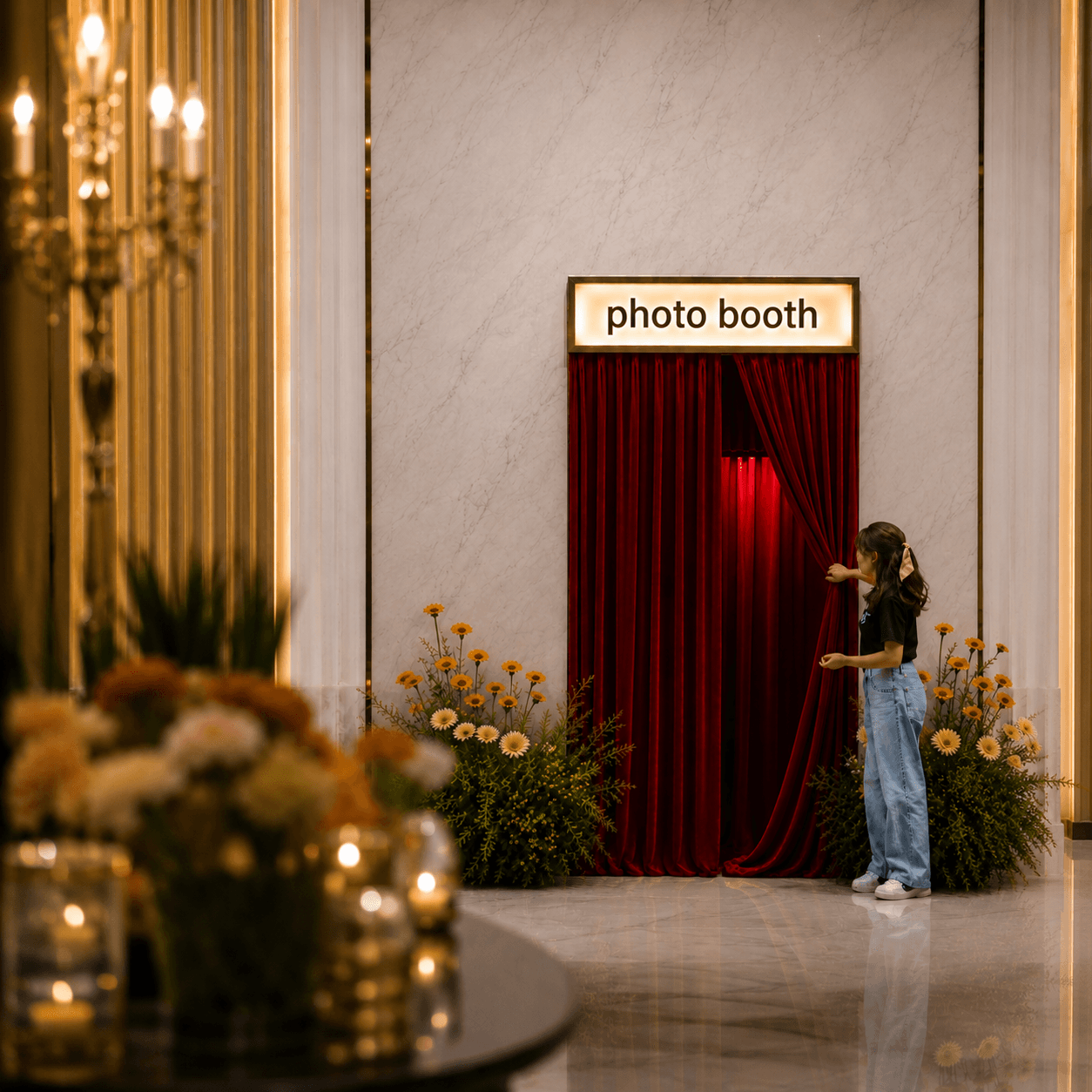 High Angle Box2 — เช่า Photo Booth สำหรับงานแต่งงาน